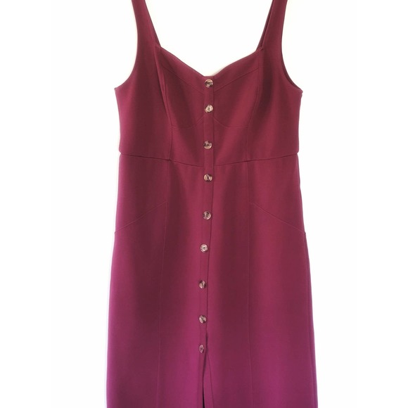 NEW Anthropologie Maeve Wildberry Knit Midi Dress - 14P - Picture 6 of 9